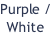 Purple / White