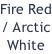 Fire Red / Arctic White