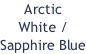 Arctic White / Sapphire Blue