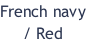 French navy / Red