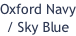 Oxford Navy / Sky Blue