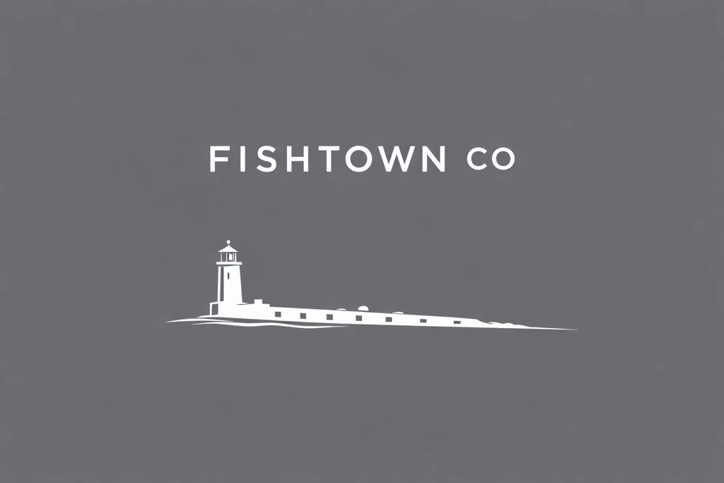 Fishtown Co lighthouse logo