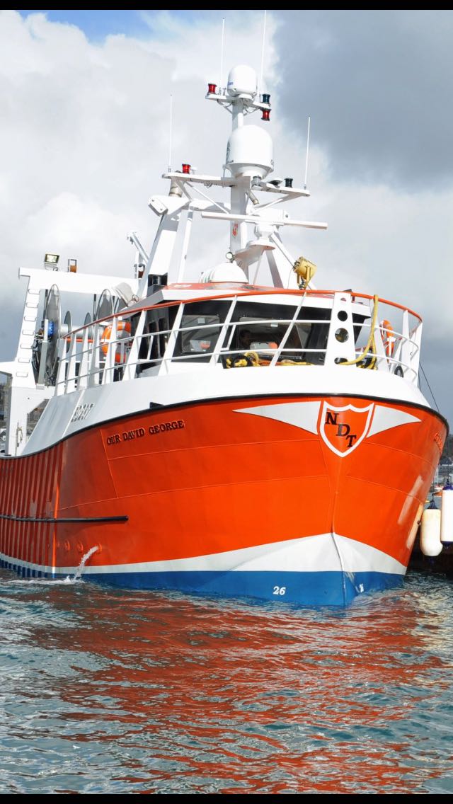Our David George — red trawler