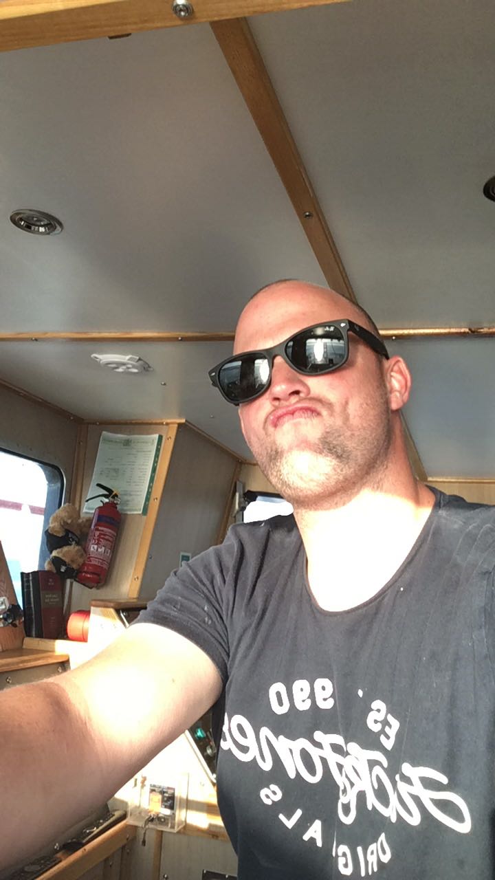 Skipper in the wheelhouse